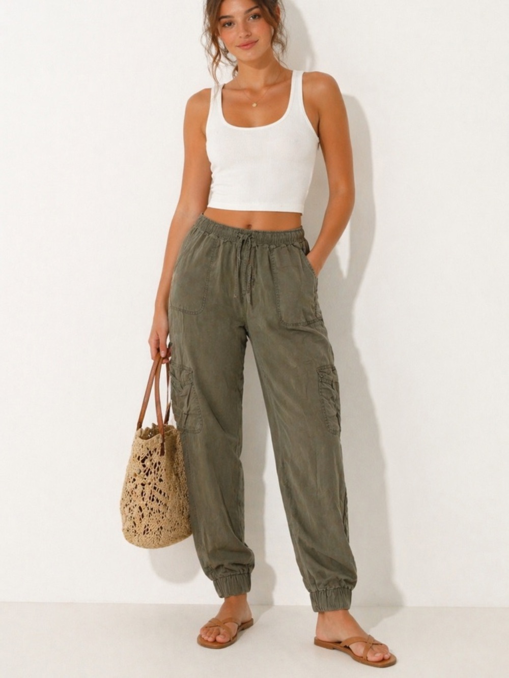 Summer cargo pants